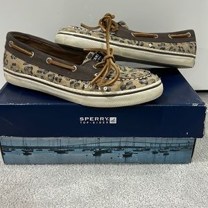Sequin cheetah Sperry